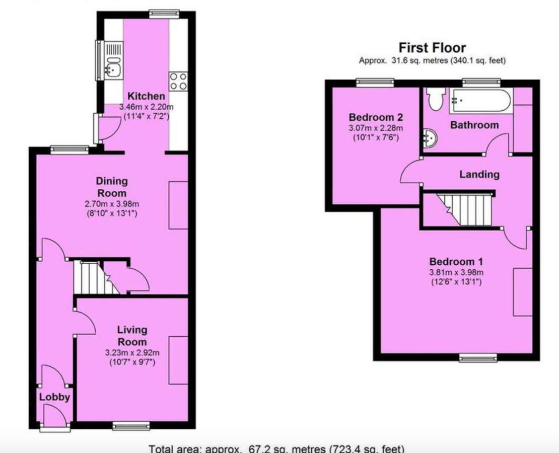 יורק Entire 2-Bedroom House With Garden מראה חיצוני תמונה